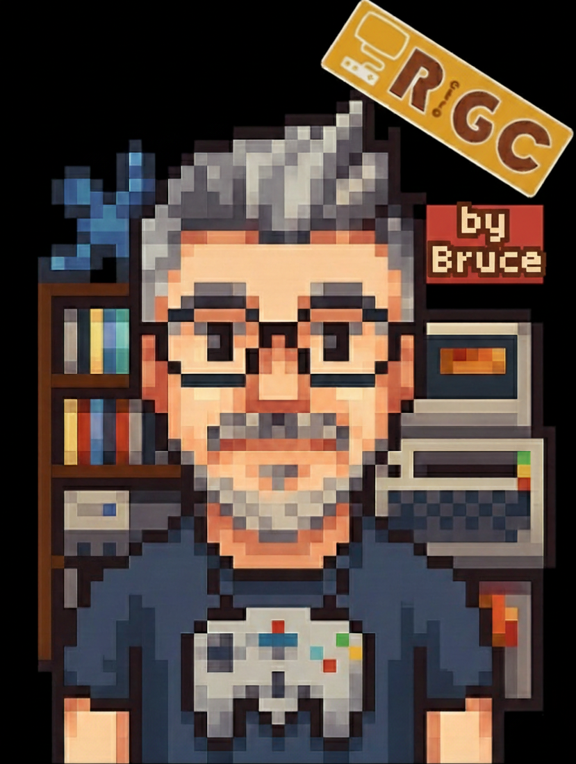 Logo for RGC By Bruce, le podcast